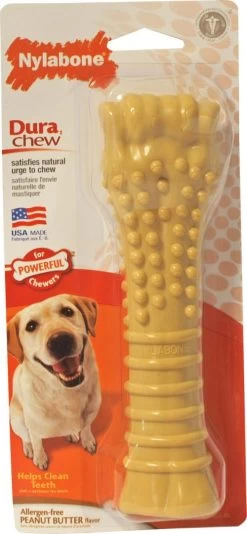 NylaBone Dura Chew Souper Bot Peanutbutter L