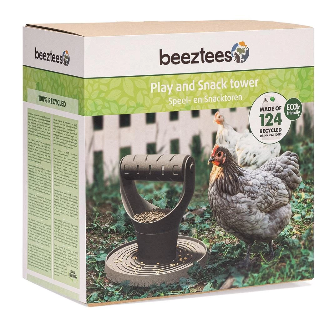 Beeztees Speel- En Snacktoren Kip Grijs 2 Beeztees Speel- En Snacktoren Kip Grijs - Afbeelding 2