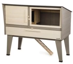 Beeztees Houten Konijnenkooi Rabbita Wit