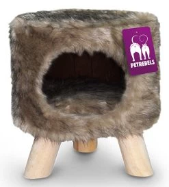 Petrebels Poef Kings & Queens Victoria 45 Royal Brown