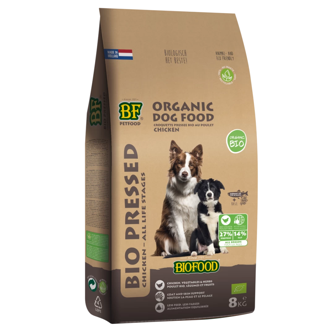 BF Petfood Hondenvoer Bio Geperst 8 Kg