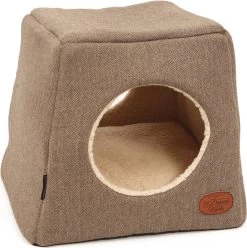 Huisdier Verkoop Winkel 15 51 Degrees North Kattenhuis Herringbone Beige