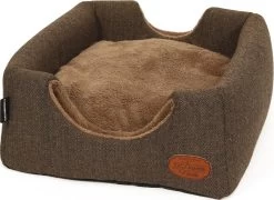 51 Degrees North Kattenhuis Herringbone Brown/black -Huisdier Verkoop Winkel 51degreesNorthbasiscollectie 53