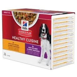 Hill's Science Plan Hondenvoer Adult Healthy Cuisine 12 X 90 Gr