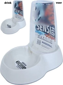 Moderna Drink-/voersilo Sensi Flo 1.5 Ltr Soft Wit