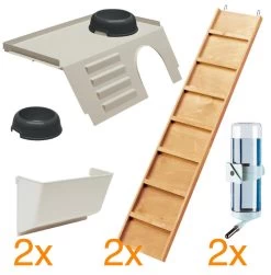 Ferplast Konijnenhok Rabbit 120 Tris -Huisdier Verkoop Winkel 8010690148304 2