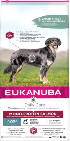 Eukanuba Hondenvoer Daily Care Monoprotein Salmon 12 Kg