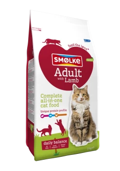 Smølke Kattenvoer Adult Lamb 2 Kg