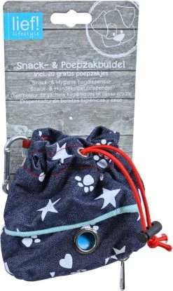 Lief! Lifestyle Unisex Snack- En Poepzakbuidel Met 20 Zakjes