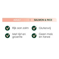 Huisdier Verkoop Winkel -Huisdier Verkoop Winkel Adult Salmon Rice USPs