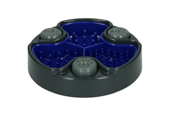 Eat Slow Live Longer Voerbak Puzzle And Feed Blue 3 Eat Slow Live Longer Voerbak Puzzle And Feed Blue - Afbeelding 3