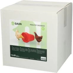 Gaun Pluimvee Drinkemmer Kunststof <br>6 Ltr Red -Huisdier Verkoop Winkel GAUN110102