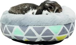 TRIXIE Relax-Mand Sunny Kleurig/Grijs <br>ø 35 X 13 Cm -Huisdier Verkoop Winkel PHO PRO SANIMAL CLIP 62804 1 SALL APRKU V1