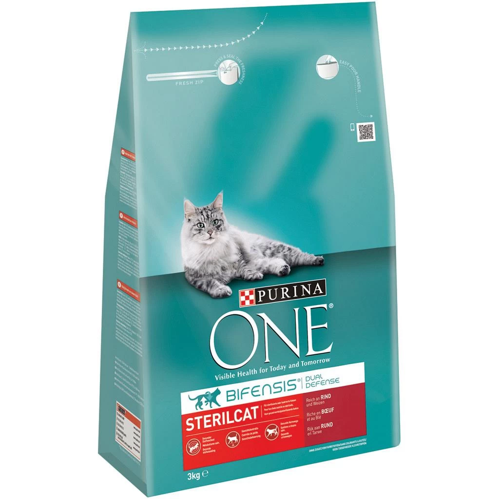 One Kattenvoer Sterilcat Rund En Tarwe 3 Kg 1 One Kattenvoer Sterilcat Rund En Tarwe 3 Kg