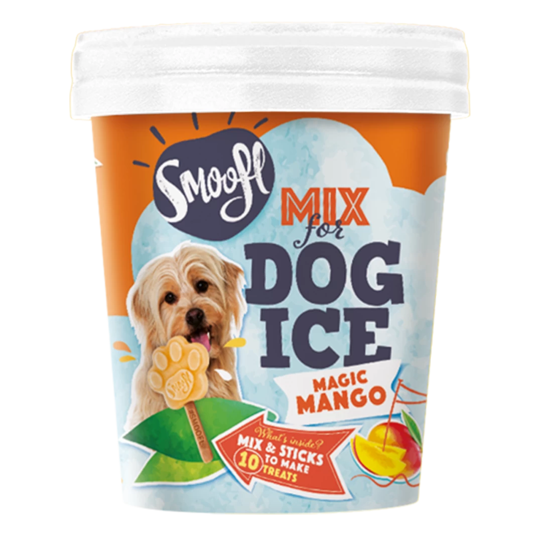 Smoofl Mango <br>Mix Voor Hondenijsjes <br>160 Gr 1 Smoofl Mango <br>Mix Voor Hondenijsjes <br>160 Gr