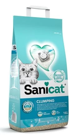 Sanicat Kattenbakvulling Clumping Marseille 16 Ltr