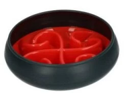 Eat Slow Live Longer Tumble Feeder Red